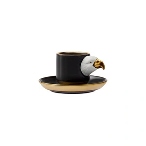 Karaca Eagle 2 Kişilik Kahve Fincanı 75 ml görseli 6