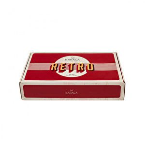 Karaca Retro Antrasit 6 Kişilik Çay Seti görseli 8