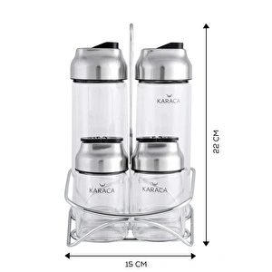 Karaca Dimple Steel 5 Parça Salata Seti görseli 2