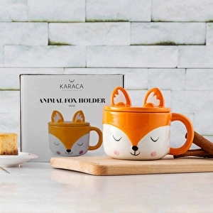 KARACA ANIMAL FOX HOLDER MUG görseli 2