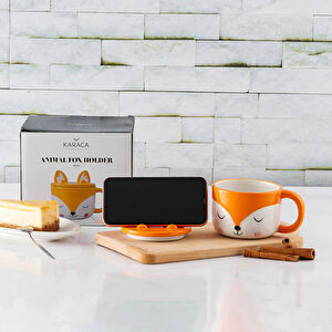 KARACA ANIMAL FOX HOLDER MUG görseli 1