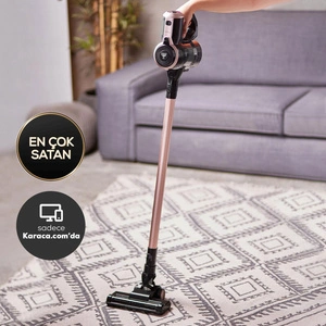 KARACA VANTUZ SLİM X10 KABLOSUZ DİKEY SÜPÜRGE ROSEGOLD görseli 7