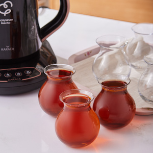 Karaca x Refika Tatlıcan 6'lı Çay Bardağı Seti görseli 6