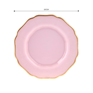 Karaca Empire Pembe 6lı Pasta Takımı görseli 2