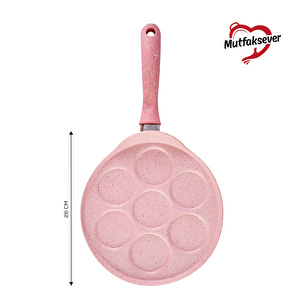 Karaca Mutfaksever Biogranit Pink Pankek Tava Pembe görseli 4