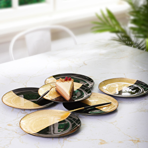 Karaca Black Gold 6 Parça Pasta Seti görseli 2