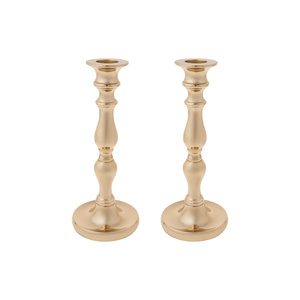 Karaca Home Lara Şamdan 2li Set 22,75cm Gold görseli 1