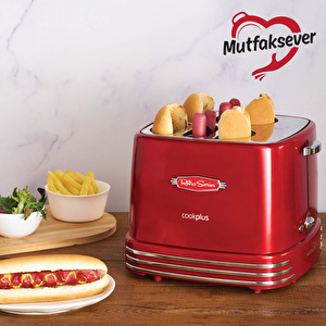 Cookplus  Mutfaksever 4lü Sosisli Sandviç (Hot Dog) Yapma Makinesi görseli 1