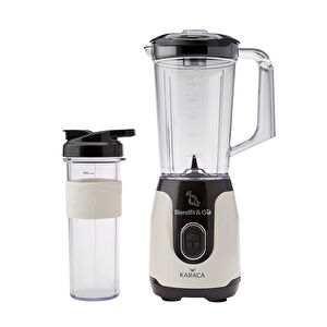Karaca Blendfit Smoothie Go Set Retro Krem görseli 1