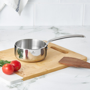 Karaca Powersteel 3Ply 316+ İndüksiyon Tabanlı Çelik Mini Sütlük/Sosluk 10 Cm görseli 2