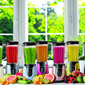 Karaca Blendfit Go Retro Krem Smoothie Blender görseli 2