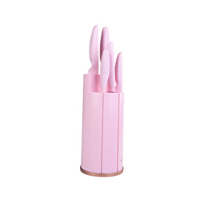 Karaca Retro Pembe 6 Parça Bıçak Seti görseli 6