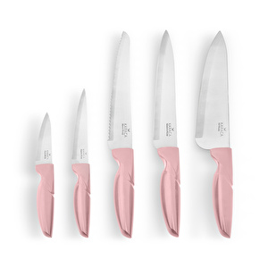 Karaca Retro Pembe 6 Parça Bıçak Seti görseli 13