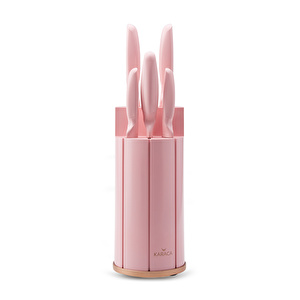 Karaca Retro Pembe 6 Parça Bıçak Seti görseli 15