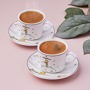 Karaca Küçük Prens 2 Kişilik Kahve Fincan Takımı 80 ml
