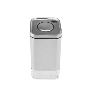 Karaca Avangart Inox Vakumlu Cam Saklama Kabı - M görseli 5