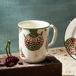 Karaca Paye Selçuklu Serisi Enginarlı Porselen Mug 340 ml görseli 3