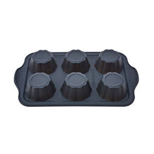 Karaca Flowers 6lı Muffin Kek Kalıbı görseli 2