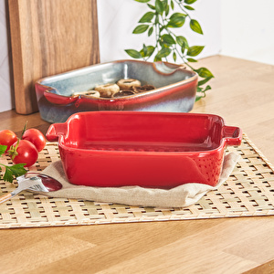 Karaca Alaz Kırmızı Fırın Kabı 30 cm görseli 4
