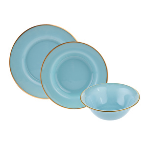 Karaca Retro New Mint 18 Parça 6 Kişilik Yemek Takımı görseli 5