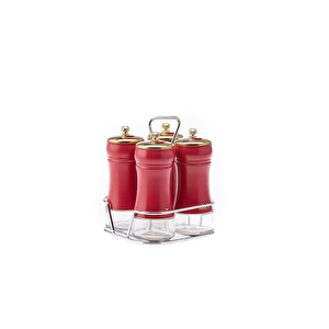 Karaca Gold Berry 5 Parça Cam Baharat Takımı görseli 3
