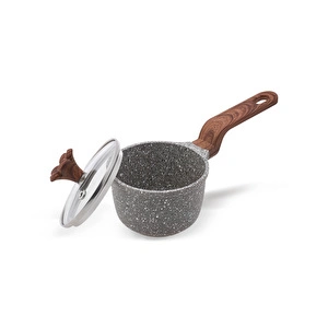 Karaca Biogranit Dark Silver Mini Sos Tenceresi/Sütlük 10 Cm Gri görseli 12