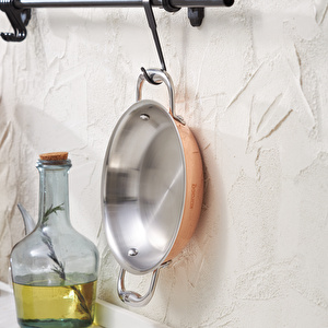 Karaca Powersteel 3Ply 316+ İndüksiyon Tabanlı Çelik Sahan 20 Cm Copper görseli 3