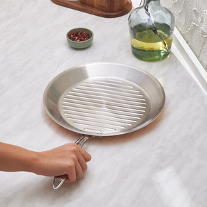 Karaca Powersteel 3Ply 316+ İndüksiyon Tabanlı Çelik Grill 28 Cm Copper görseli 4