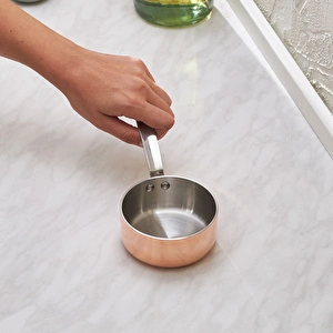 Karaca Powersteel 3Ply 316+ Çelik Mini Sütlük/Sosluk 10 Cm Copper görseli 4