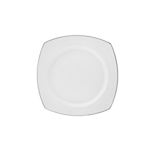 Karaca Chiara Fine Cream  60 Parça 12 Kişilik Porselen Yemek Takımı Platin görseli 8