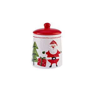 Karaca New Year Santa Saklama Kabı 18 cm görseli 1