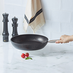 Karaca Biogranit Avanos Black Gold Tava 30 Cm Siyah görseli 2