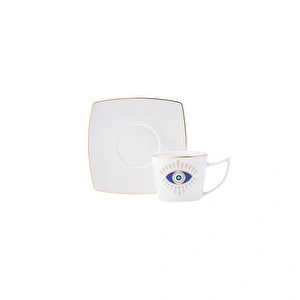 Karaca Eye 6 Kişilik Kahve Fincanı Takımı 80 ml görseli 7