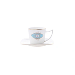 Karaca Eye 6 Kişilik Kahve Fincanı Takımı 80 ml görseli 12
