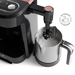 Karaca Hatır Barista Pro Konuşan Latte ve Türk Kahve Makinesi Rosegold görseli 6