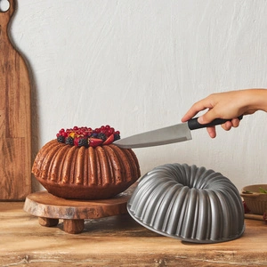 Karaca Cake Pro Dilimli Antrasit Döküm Kek Kalıbı görseli 2