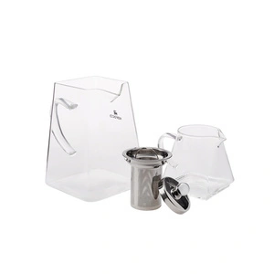 Karaca Giza Borosilikat Cam Mini Çaydanlık Takımı 0,45L & 1,5L görseli 10