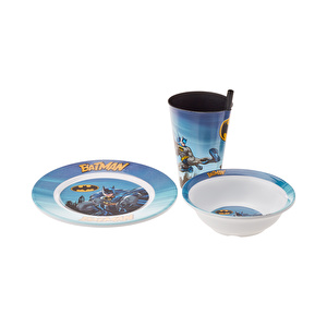 Karaca Batman 3 Parça Bardaklı Mama Takımı