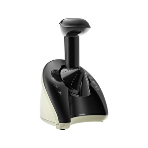 Karaca Frozen Healthy Ice Cream Machine Sağlıklı Dondurma ve Sorbe Makinesi Retro Krem görseli 9