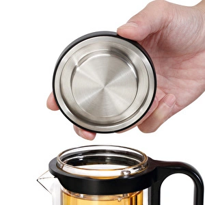 Karaca Brewy Tea Borosilikat Cam French Press 500 ml görseli 7
