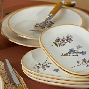 Karaca June Stoneware 18 Parça 6 Kişilik Kahvaltı/Servis Takımı görseli 7