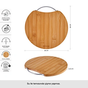 Karaca Owen Round Large Kesme Tahtası görseli 2