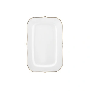 Karaca Daisy Gold Wave Shape Kayıklı 27 Parça 6 Kişilik Porselen Yemek Takımı görseli 19