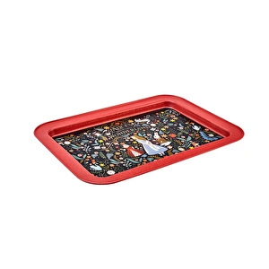 Karaca Alice Metal Dikdörtgen Tepsi 31x43 cm görseli 2