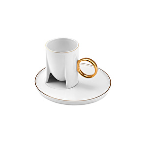 Karaca Adel Beyaz 2 Kişilik Espresso Fincanı 75 ml görseli 6