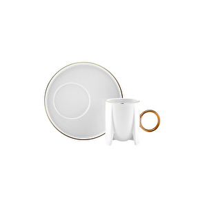 Karaca Adel Beyaz 2 Kişilik Espresso Fincanı 75 ml görseli 7