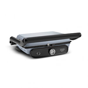 Karaca Gastro Grill Glass Premium 6 Dilim Kapasiteli Döküm Tost ve Izgara Makinesi Ocean Wave 2400W  görseli 1