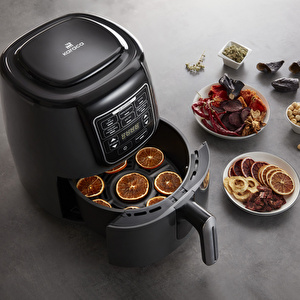 Karaca Air Pro Cook XL 2 in 1 Konuşan Airfryer Space Gray 4 Kişilik görseli 11