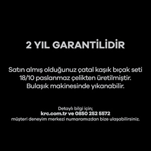 Karaca Dora 316+ Çelik 84 Parça 12 Kişilik Premium Gold Çatal Kaşık Bıçak Seti Kutulu görseli 12