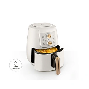 Karaca Air Pro Cook Manuel XL Airfryer Krem Gold 4 Kişilik görseli 5